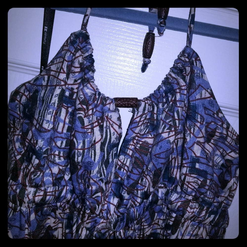 Printed maxi dress